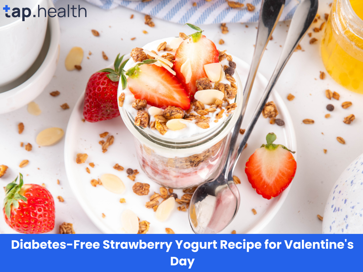 वैलेंटाइन के लिए डायबिटीज़-फ्री स्ट्रॉबेरी योगर्ट विधि