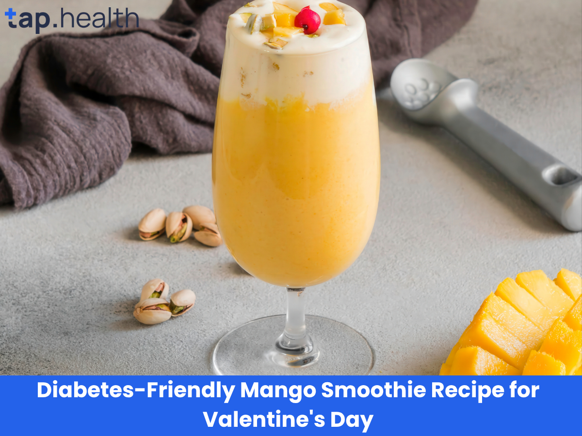 Diabetes-Friendly Mango Smoothie Recipe for Valentine's Day