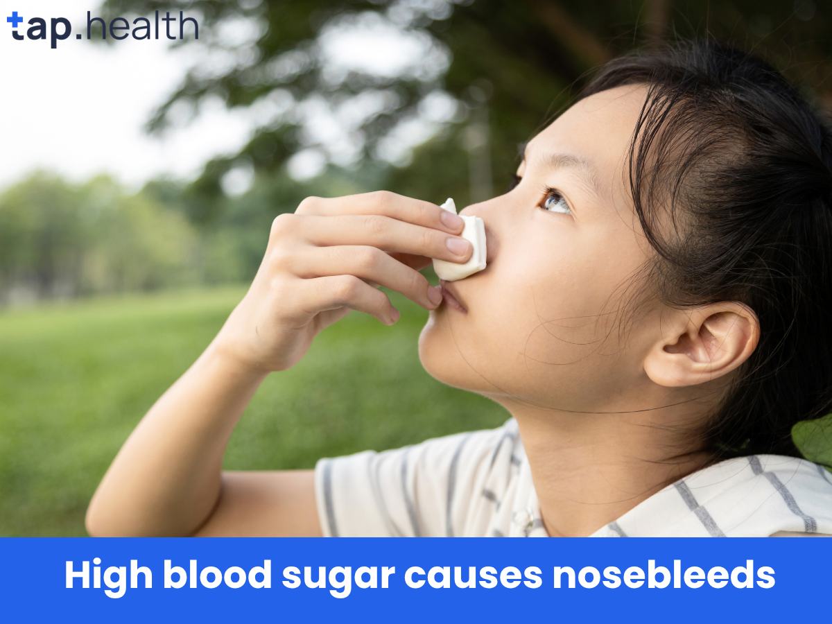 High blood sugar causes nosebleeds