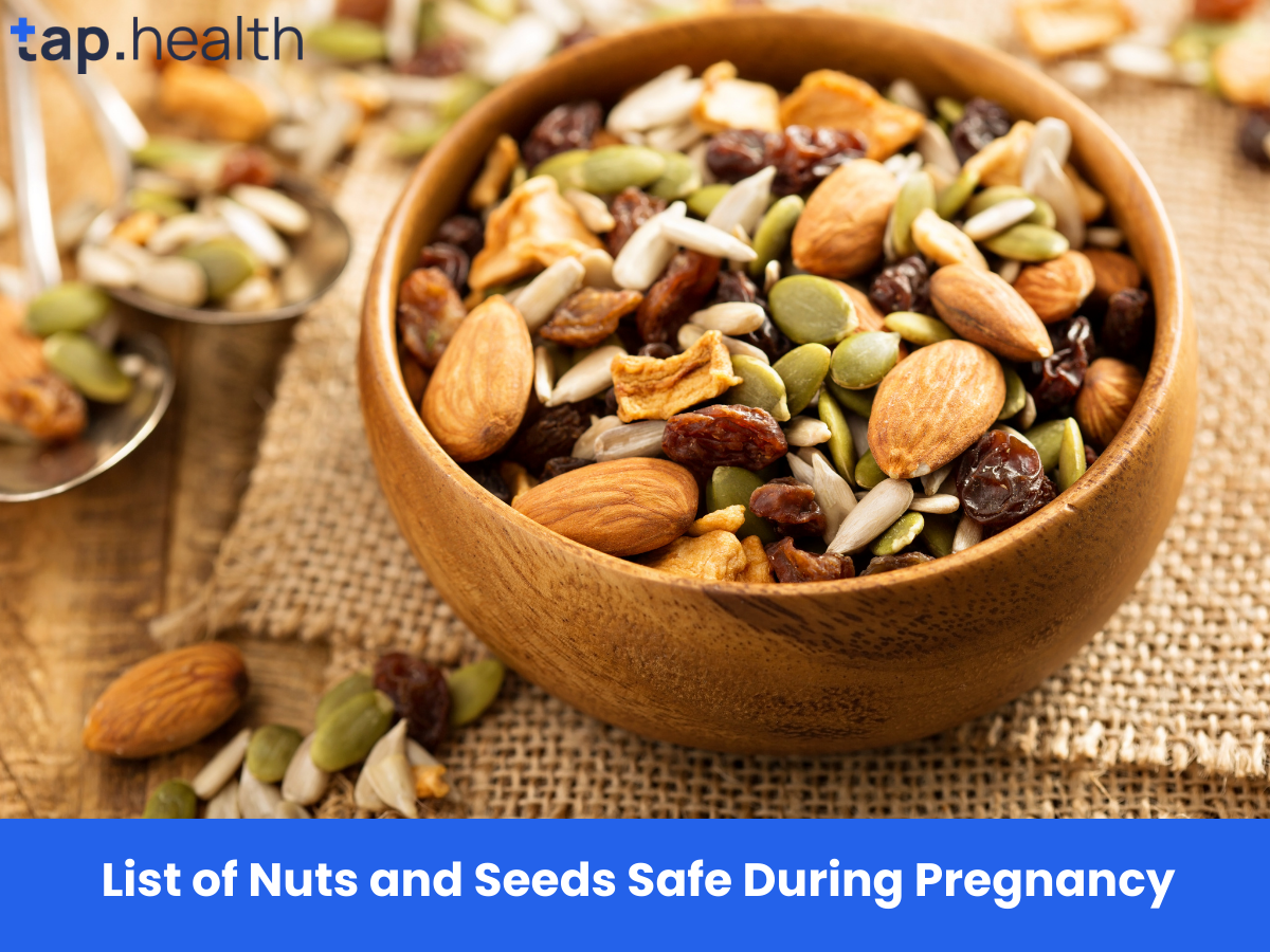 गर्भावस्था में सुरक्षित नट्स और बीजों की लिस्ट
