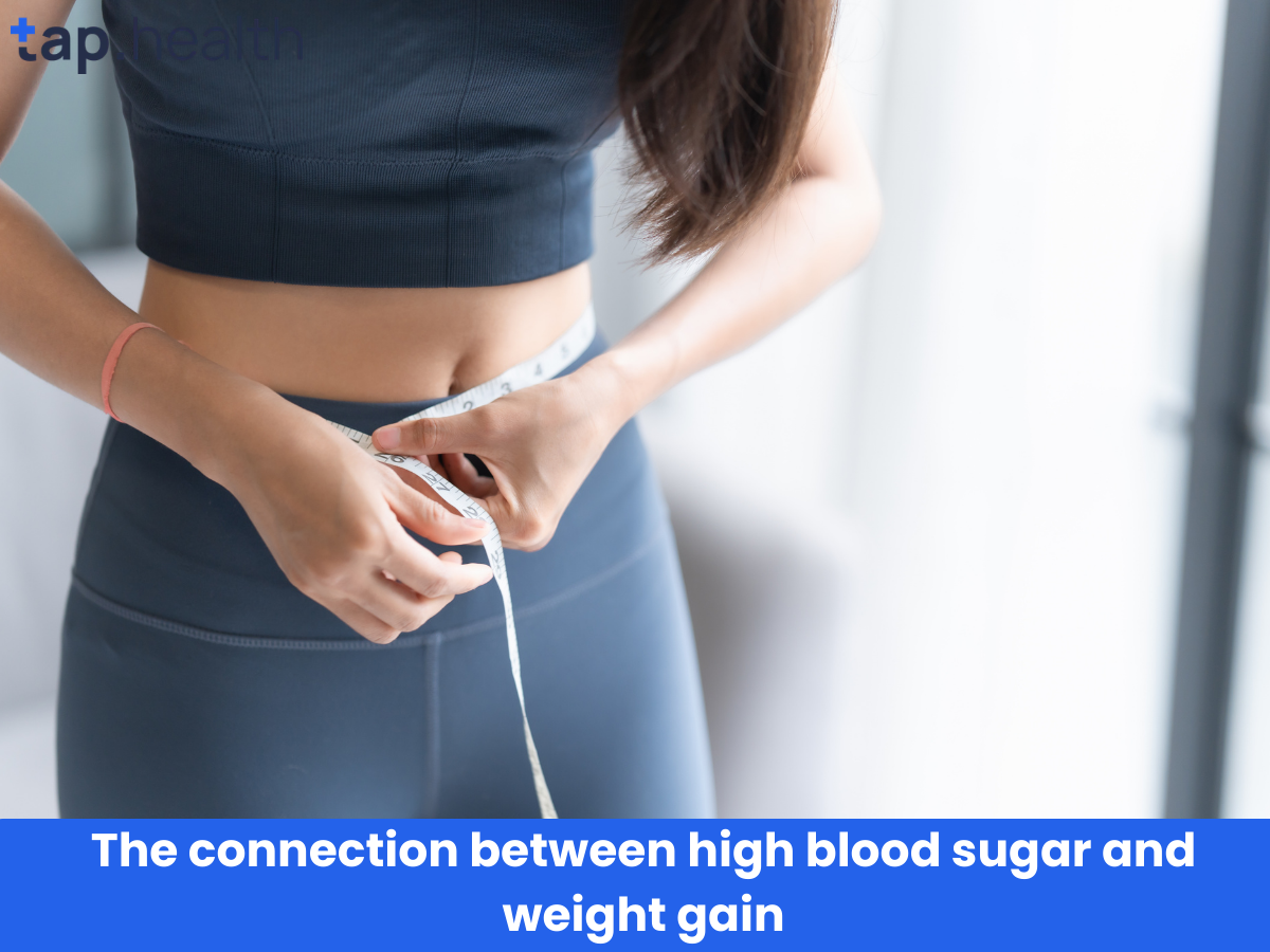 उच्च रक्त शर्करा और वजन बढ़ने का संबंध