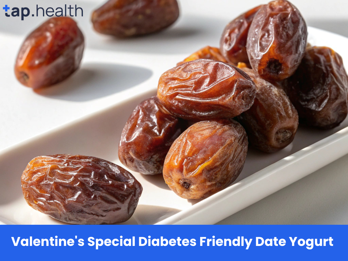 Valentine's Special Diabetes Friendly Date Yogurt