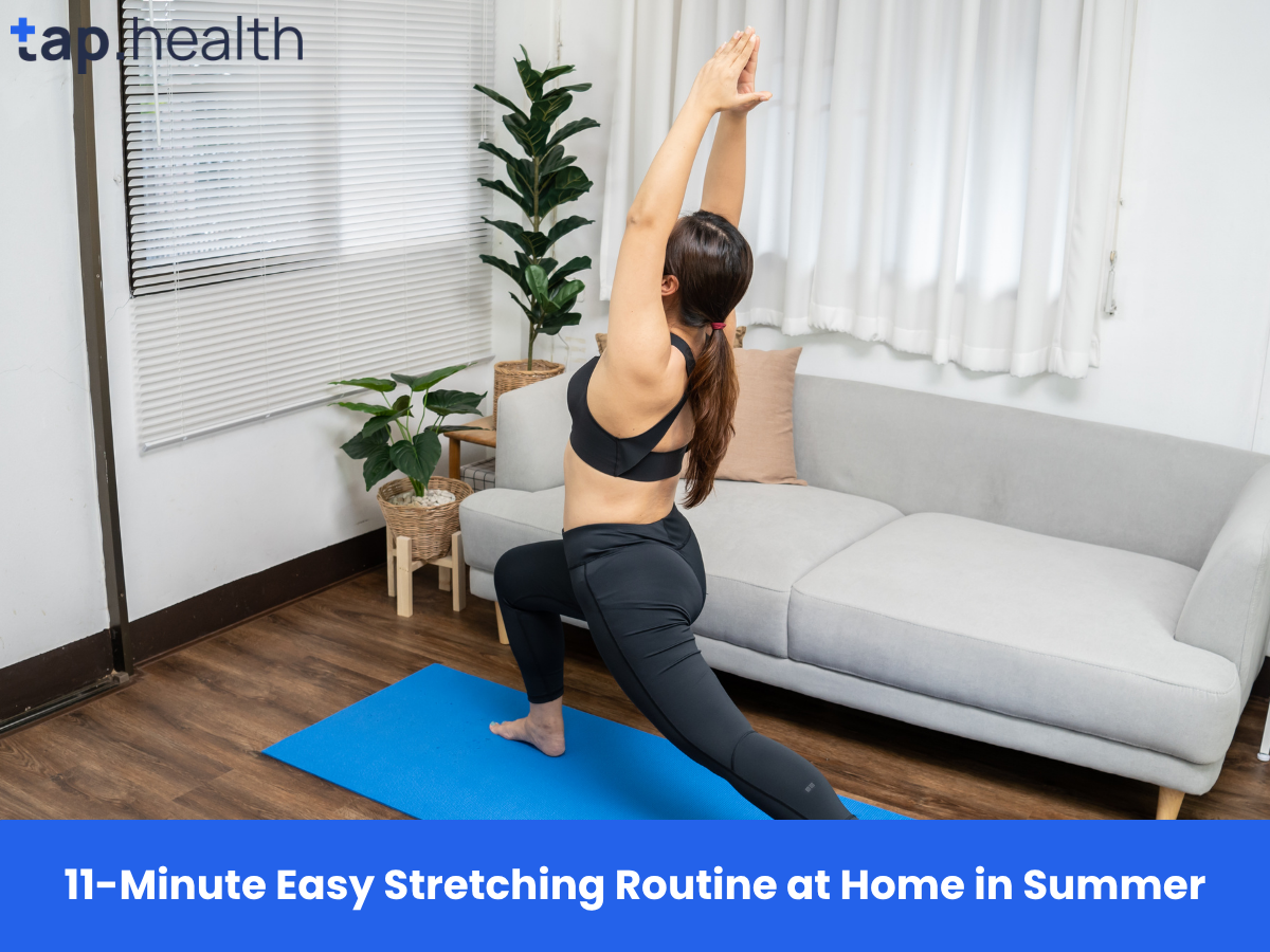 11-Minute Easy Stretching Routine at Home in Summer