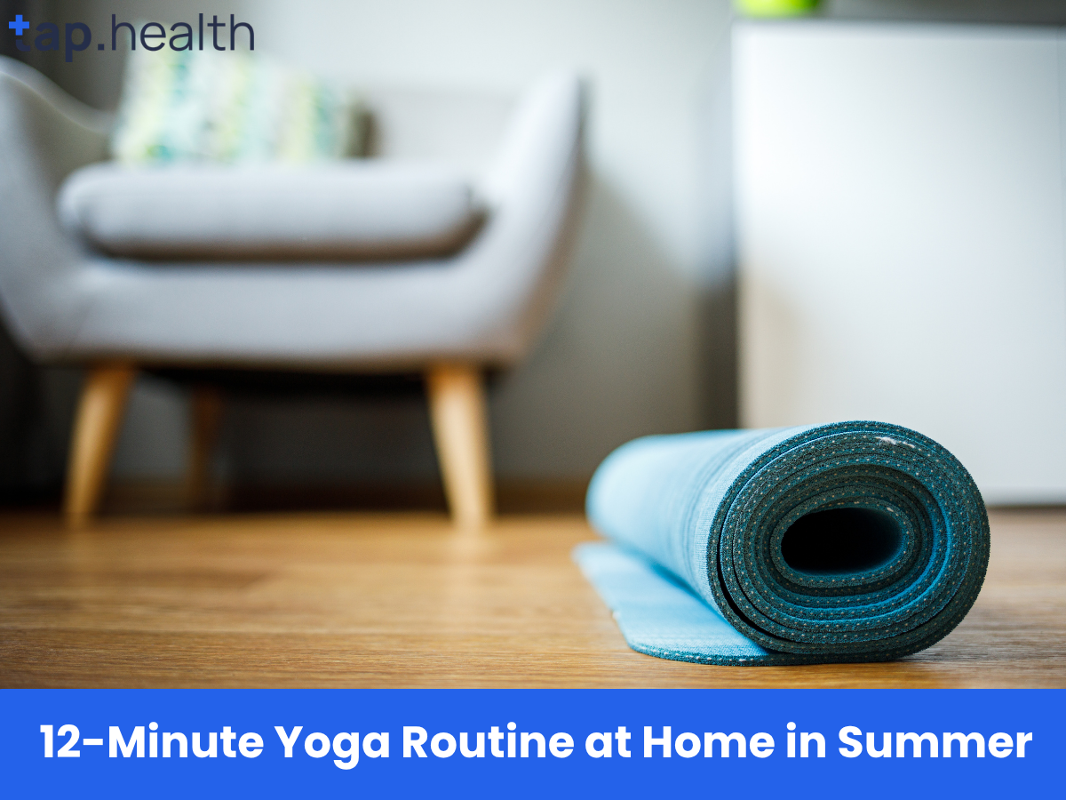 12-Minute Yoga Routine at Home in Summer