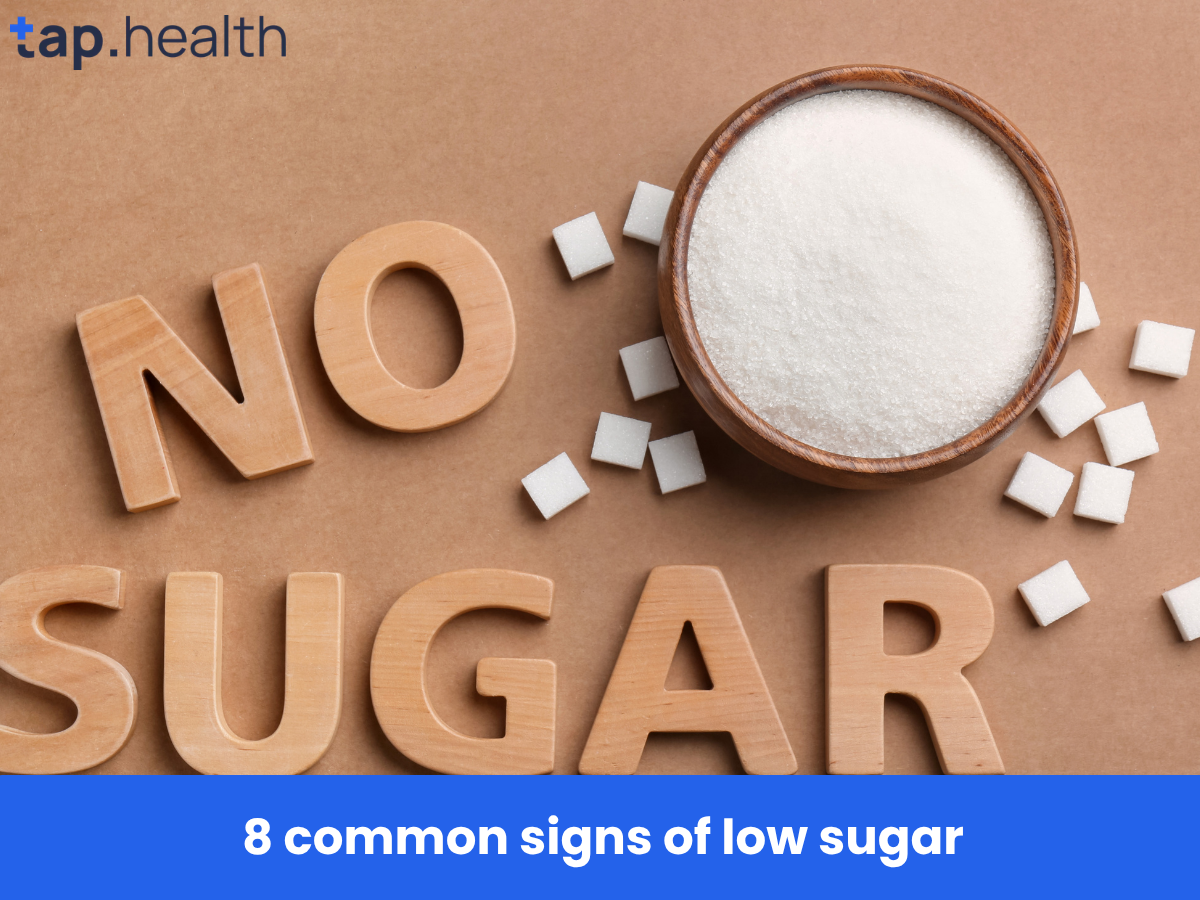 8 common signs of low sugar