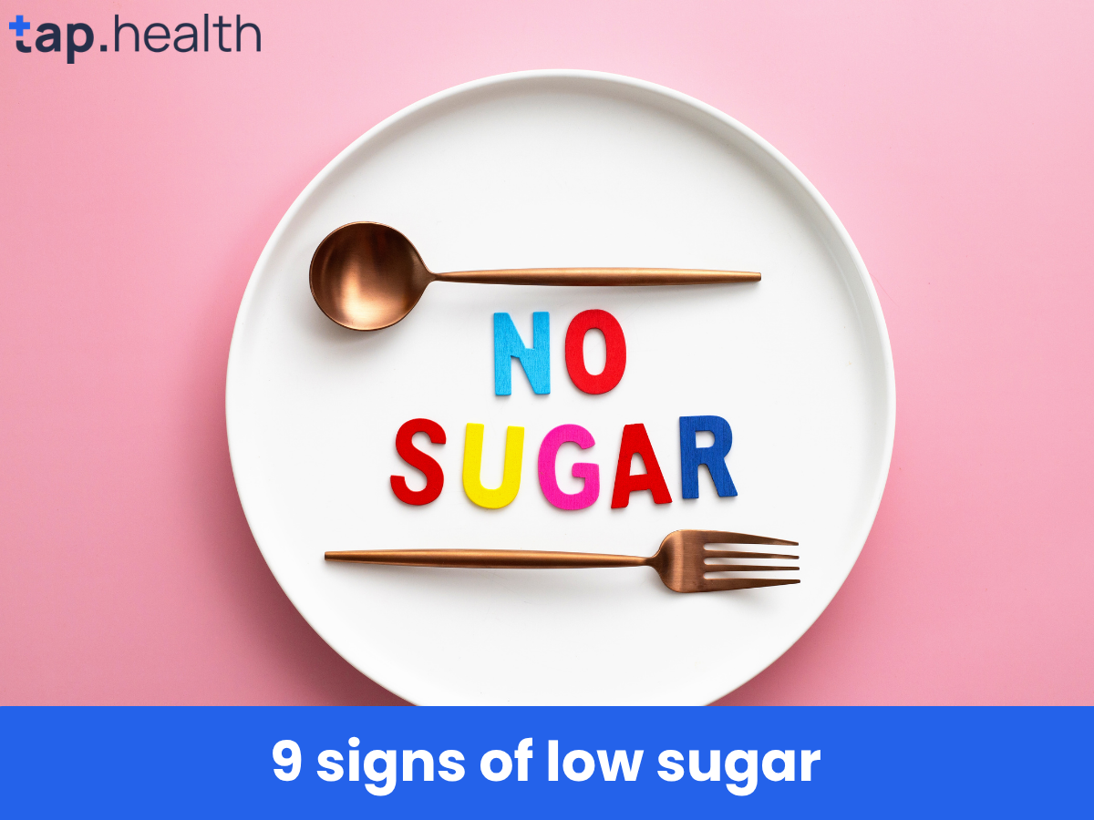 9 signs of low sugar