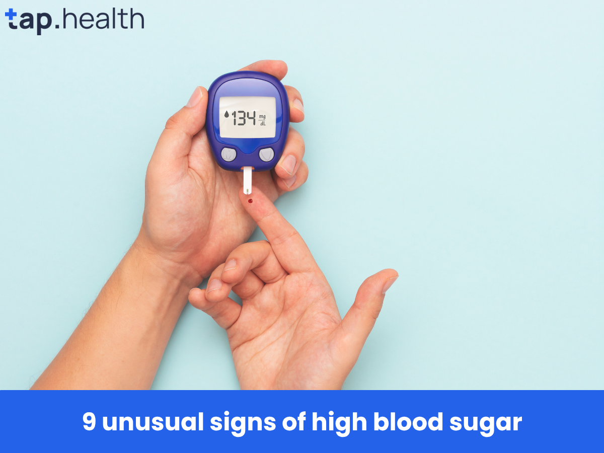 9 unusual signs of high blood sugar