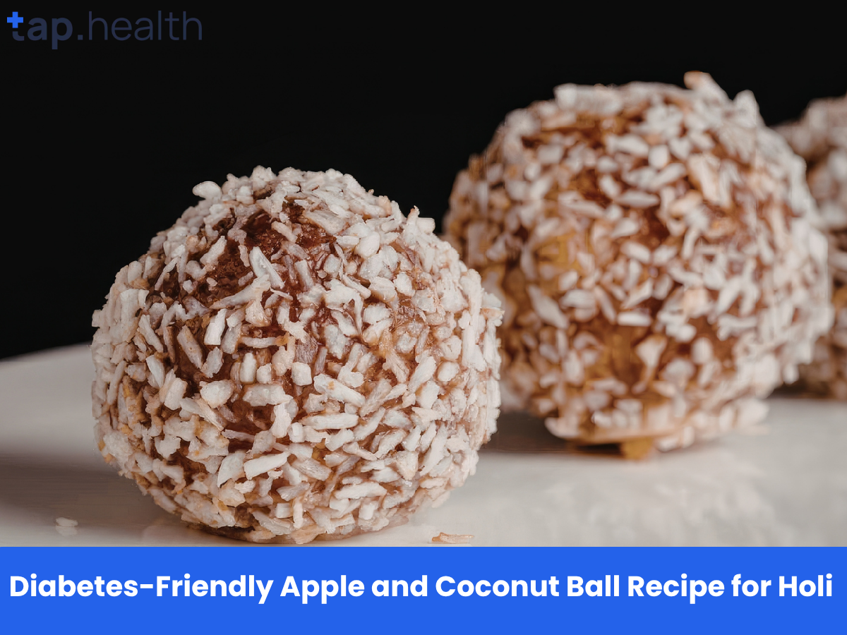 Diabetes-Friendly Apple and Coconut Ball Recipe for Holi