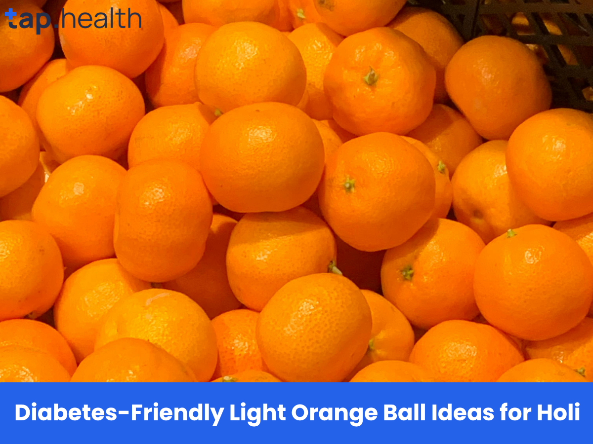 Diabetes-Friendly Light Orange Ball Ideas for Holi