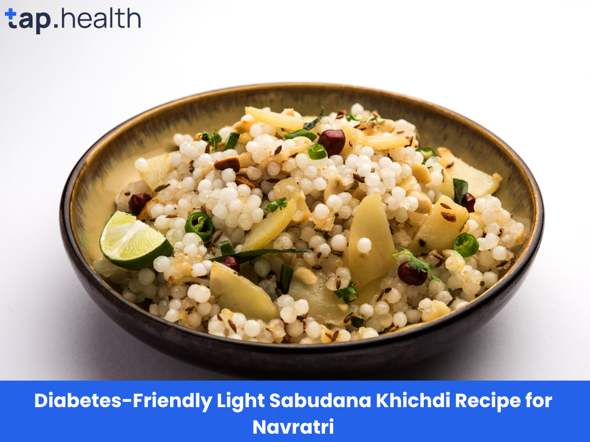 Diabetes-Friendly Light Sabudana Khichdi Recipe for Navratri