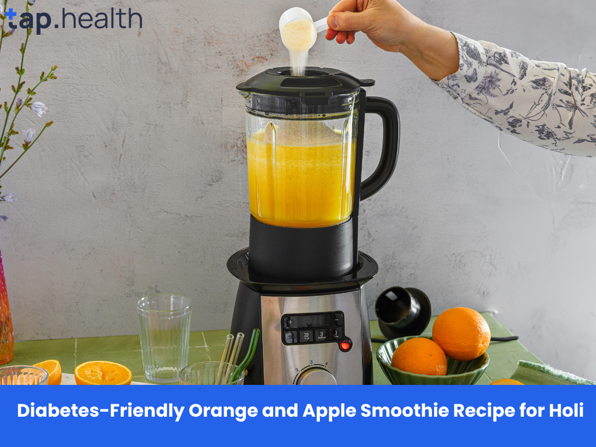 Diabetes-Friendly Orange and Apple Smoothie Recipe for Holi