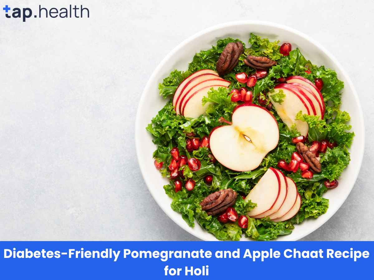 Diabetes-Friendly Pomegranate and Apple Chaat Recipe for Holi