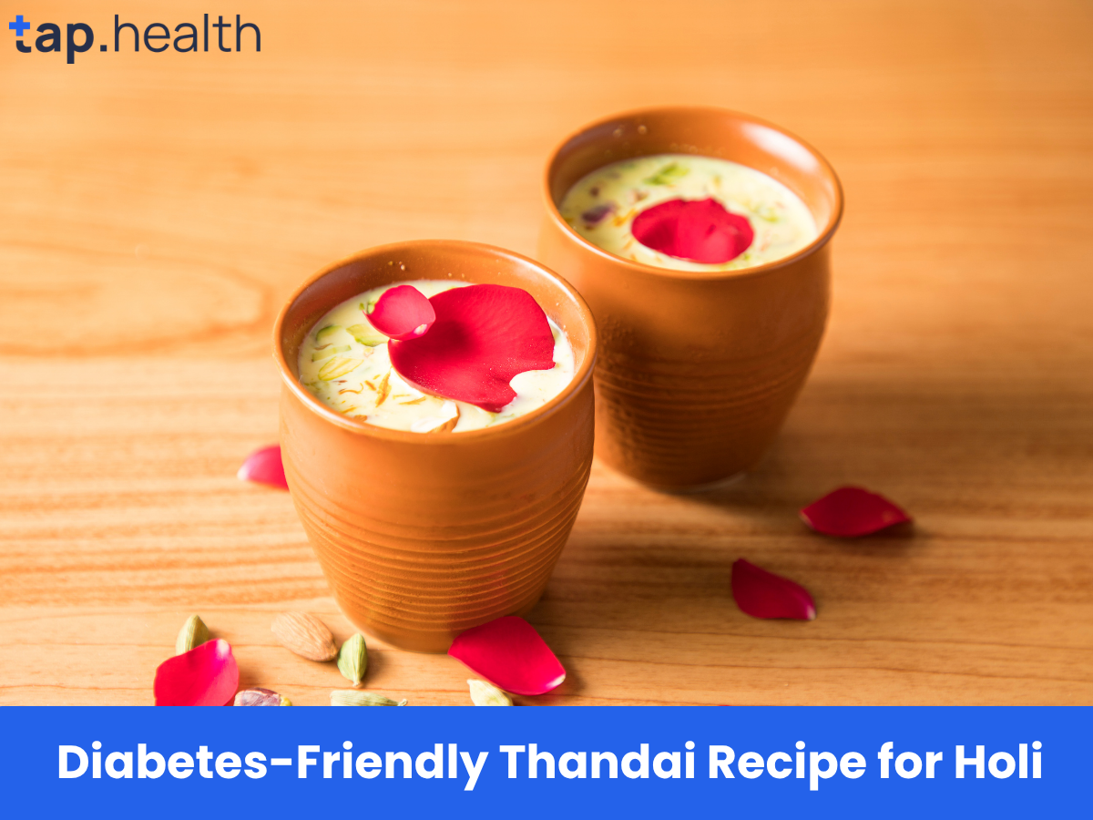 Diabetes-Friendly Thandai Recipe for Holi