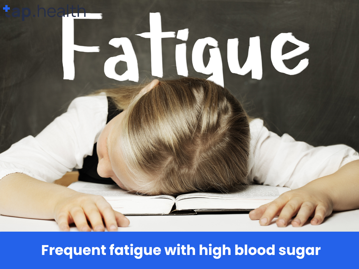 Frequent fatigue with high blood sugar