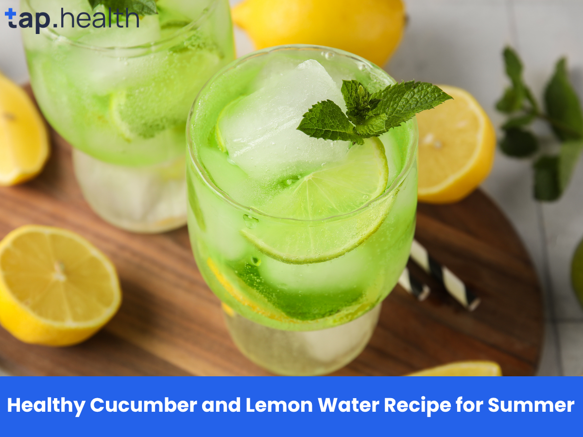 Healthy Cucumber and Lemon Water Recipe for Summer