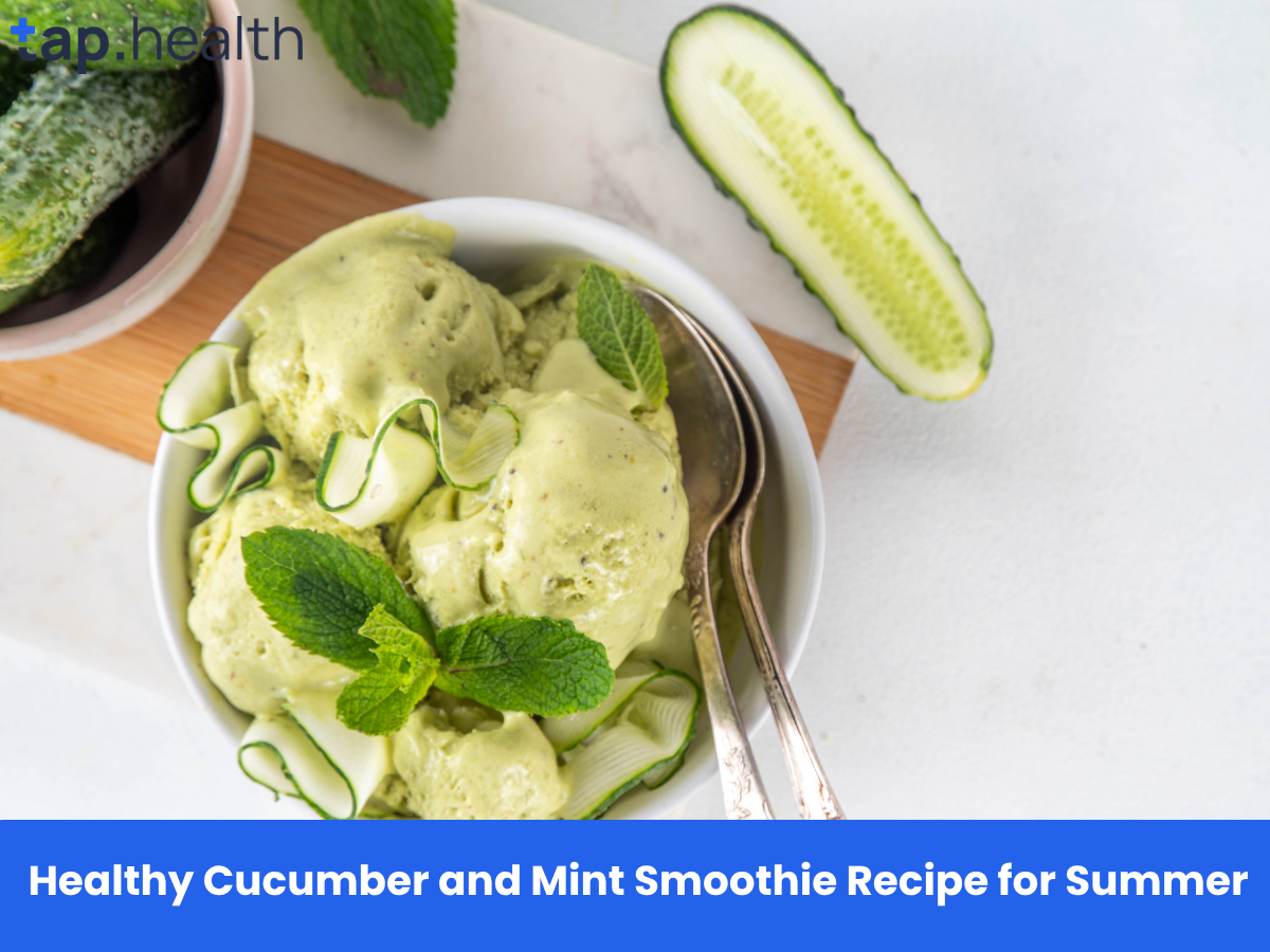 Healthy Cucumber and Mint Smoothie Recipe for Summer