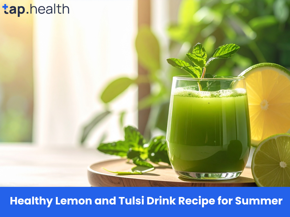 Healthy Lemon and Tulsi Drink Recipe for Summer