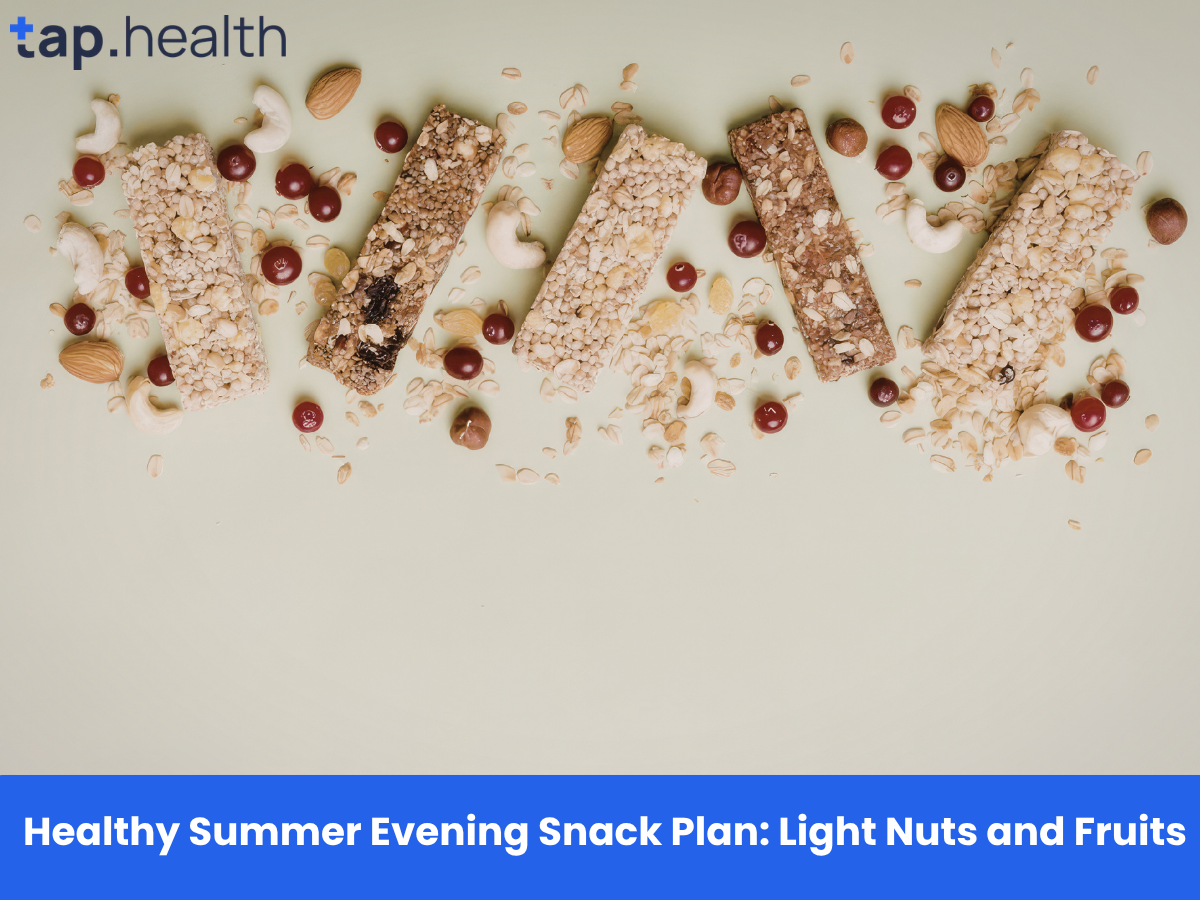 Healthy Summer Evening Snack Plan Light Nuts and Fruits