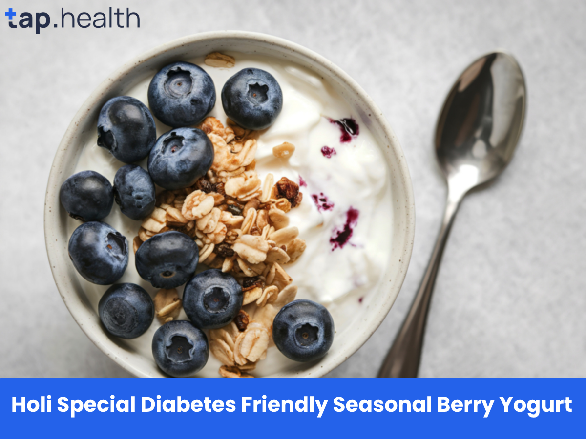 Holi Special Diabetes Friendly Seasonal Berry Yogurt