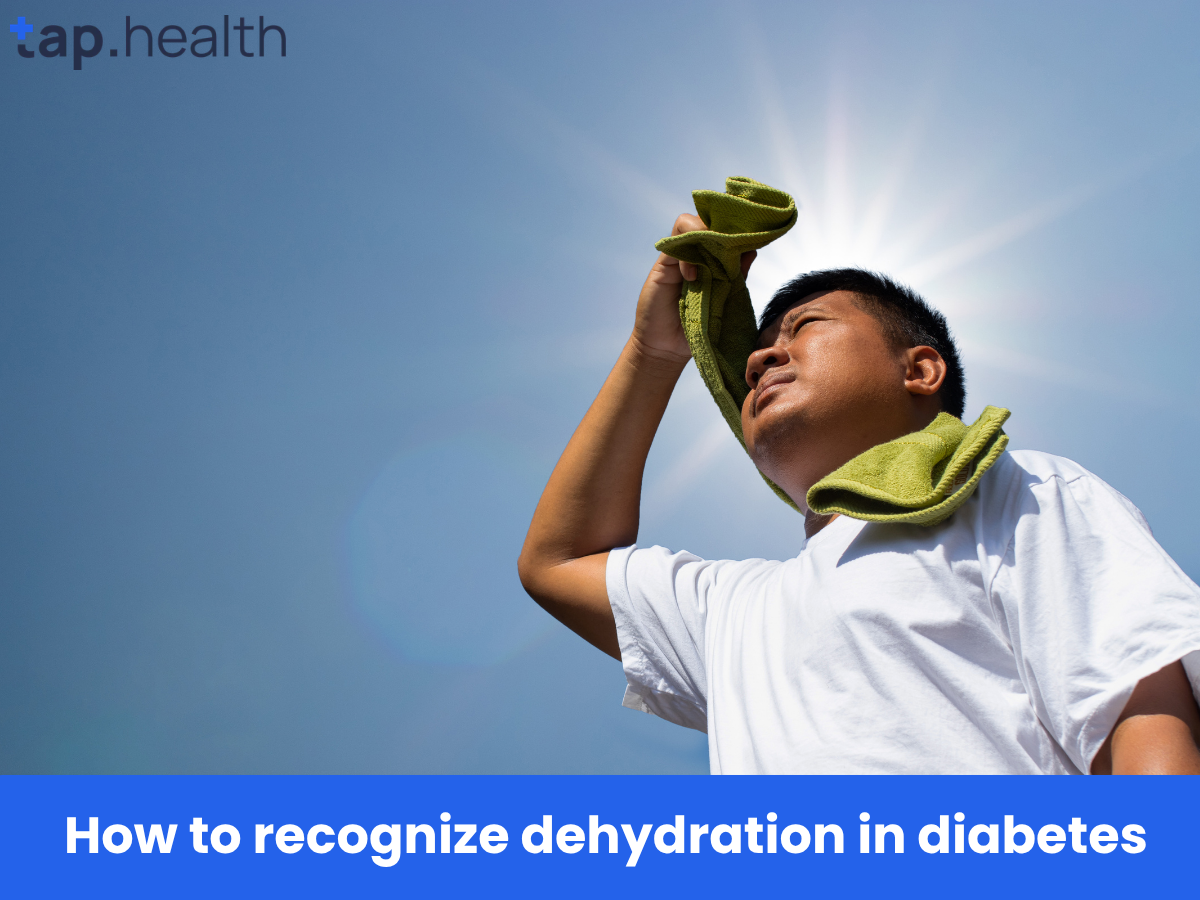 How to recognize dehydration in diabetes