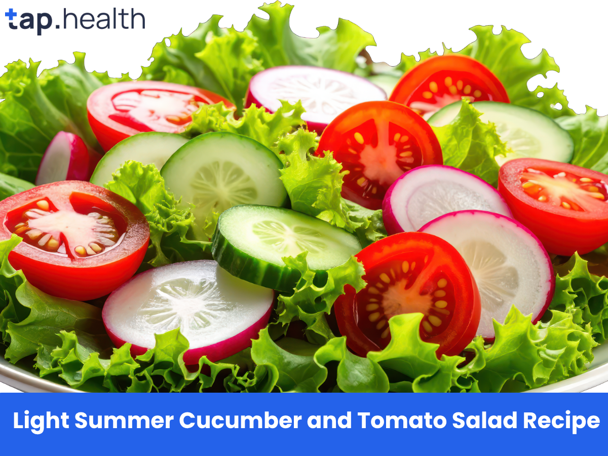 Light Summer Cucumber and Tomato Salad Recipe