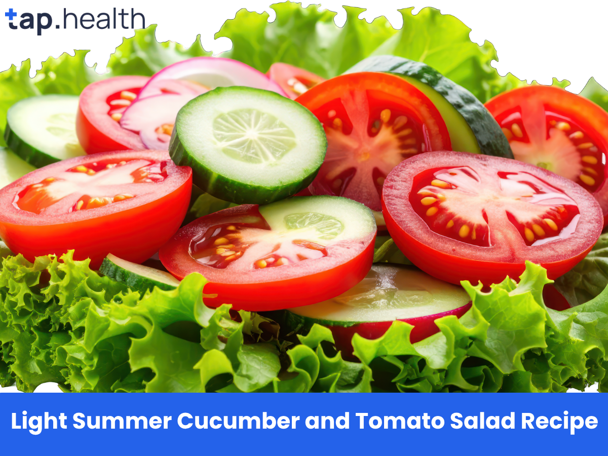 Light Summer Cucumber and Tomato Salad Recipe