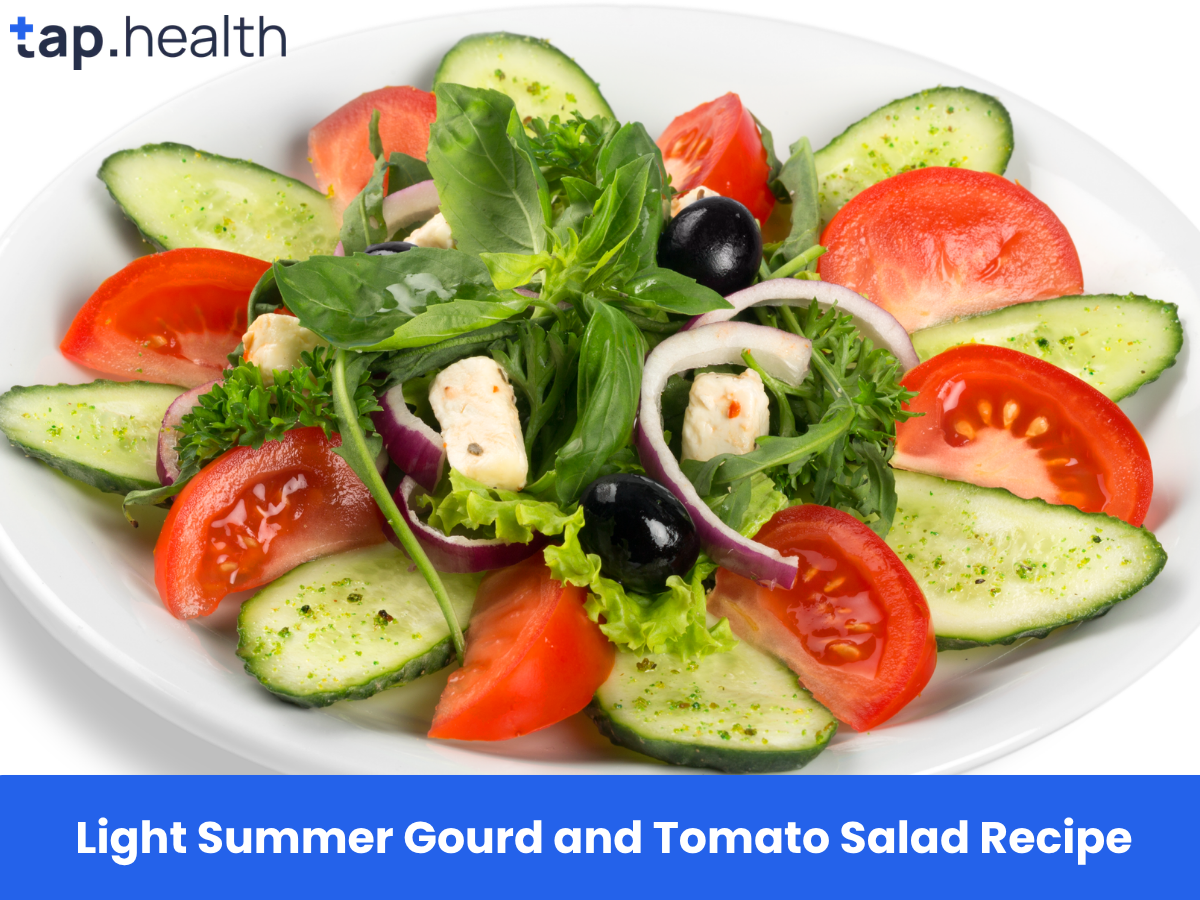 Light Summer Gourd and Tomato Salad Recipe