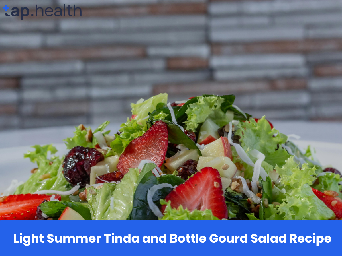 Light Summer Tinda and Bottle Gourd Salad Recipe