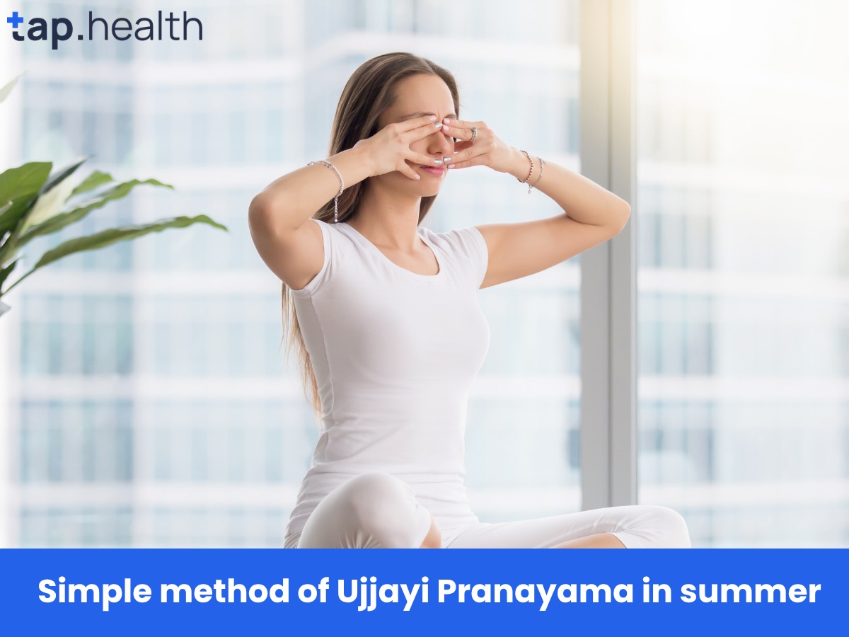 Simple method of Ujjayi Pranayama in summer