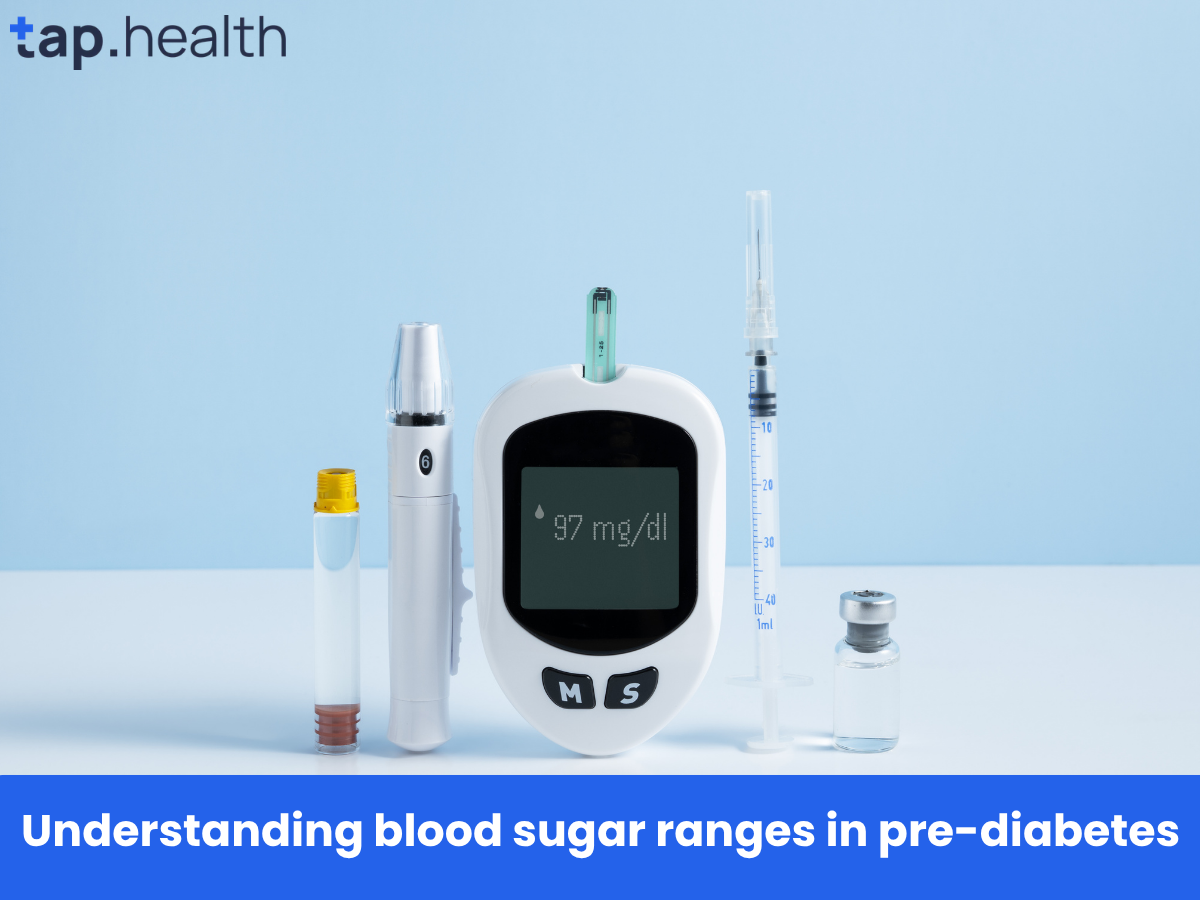 Understanding blood sugar ranges in pre-diabetes