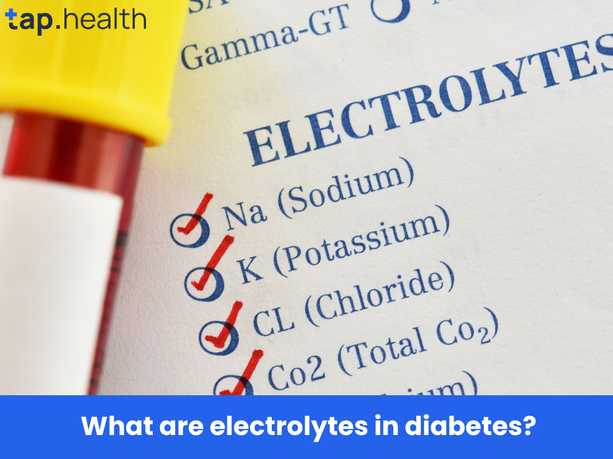What are electrolytes in diabetes