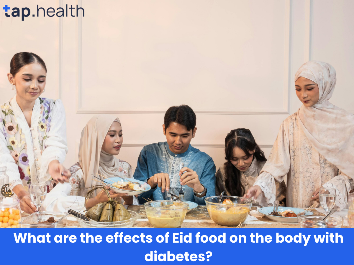 What are the effects of Eid food on the body with diabetes