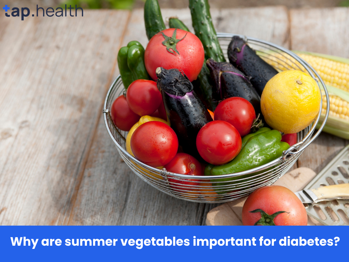 Why are summer vegetables important for diabetes