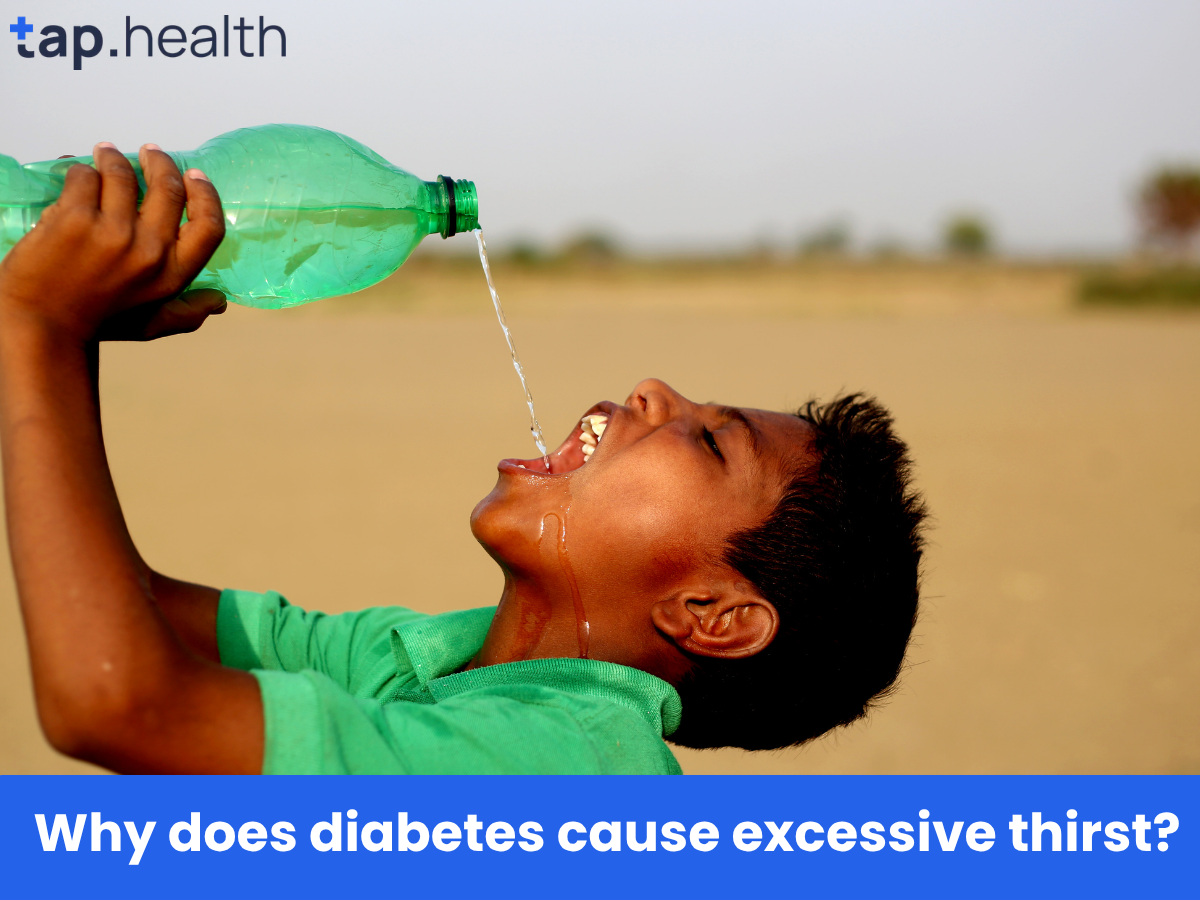 Why does diabetes cause excessive thirst