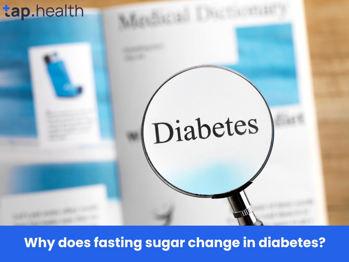 Why does fasting sugar change in diabetes