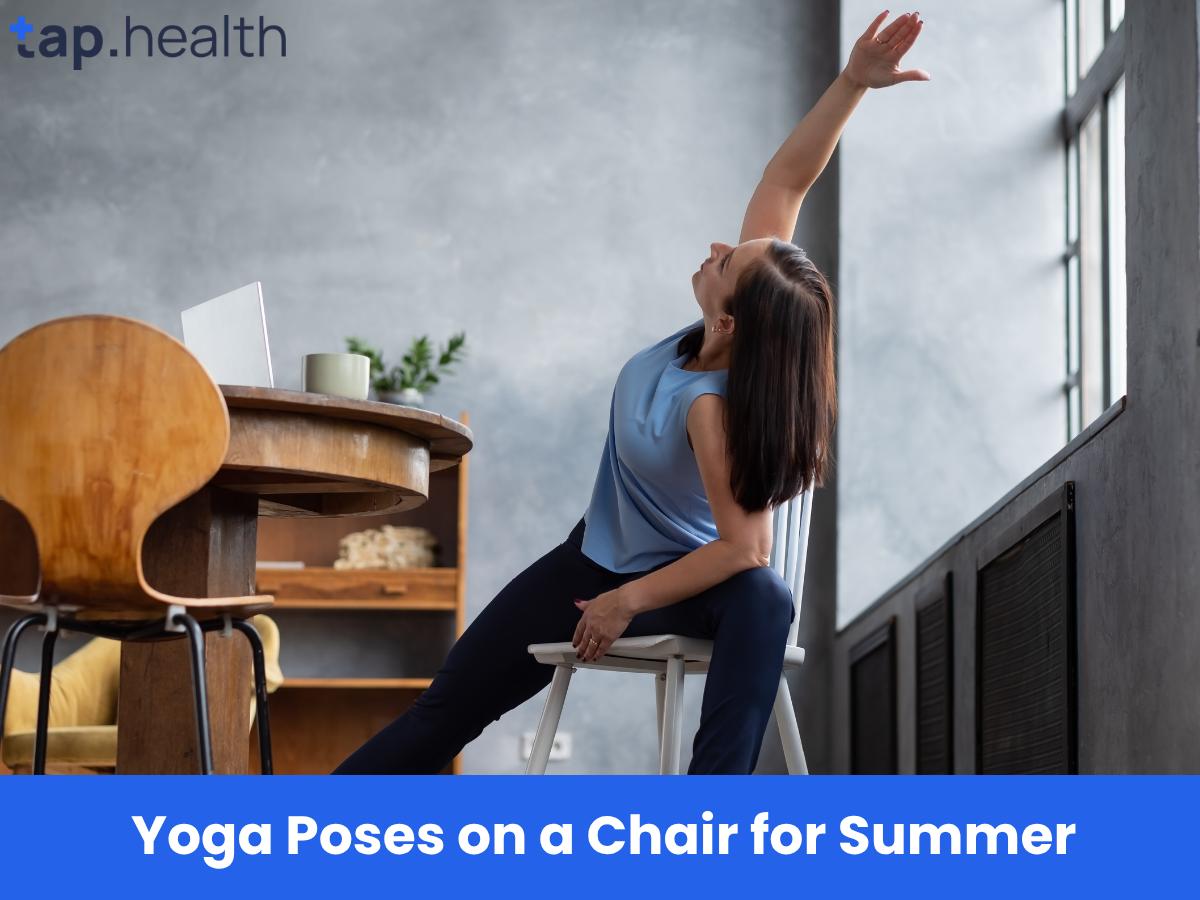 Yoga Poses on a Chair for Summer