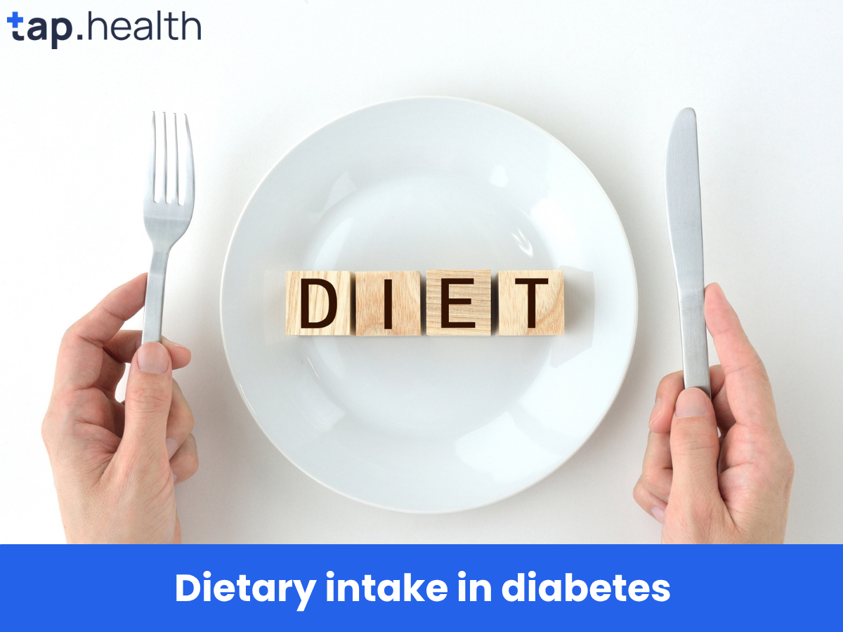 Dietary intake in diabetes