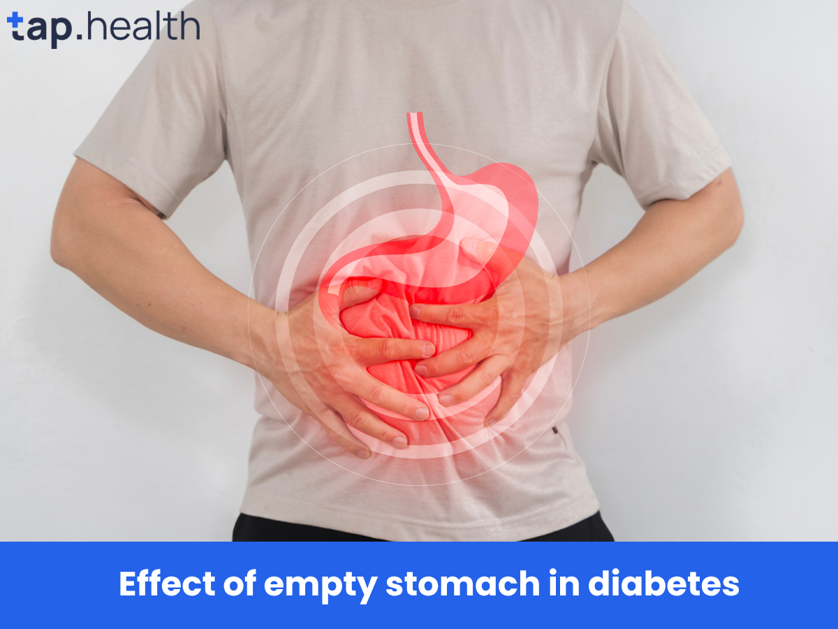 Effect of empty stomach in diabetes
