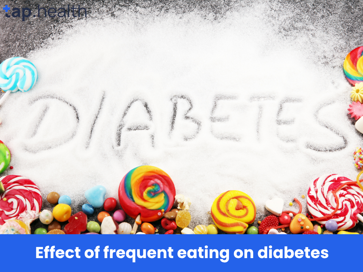 Effect of frequent eating on diabetes