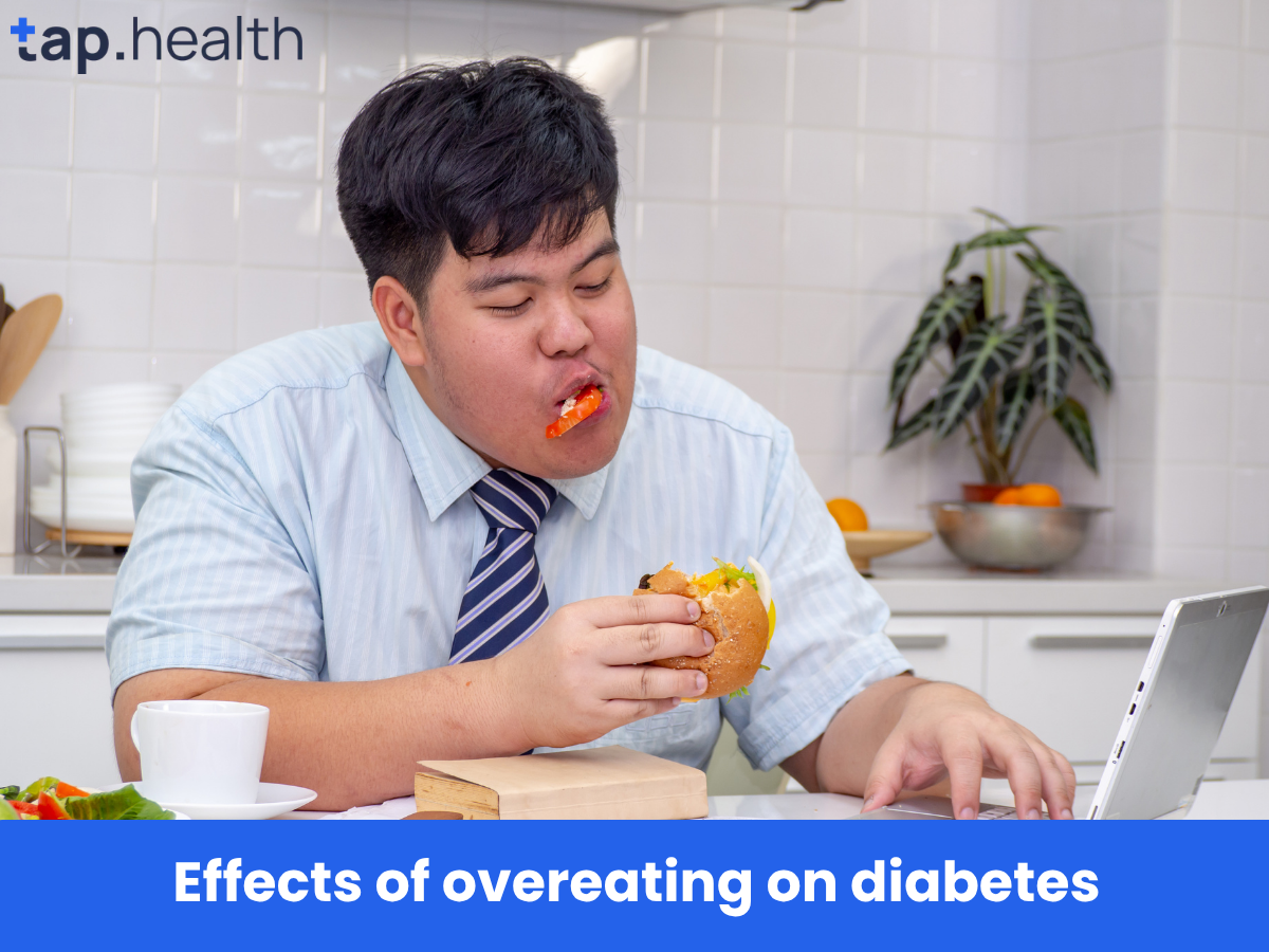 Effects of overeating on diabetes