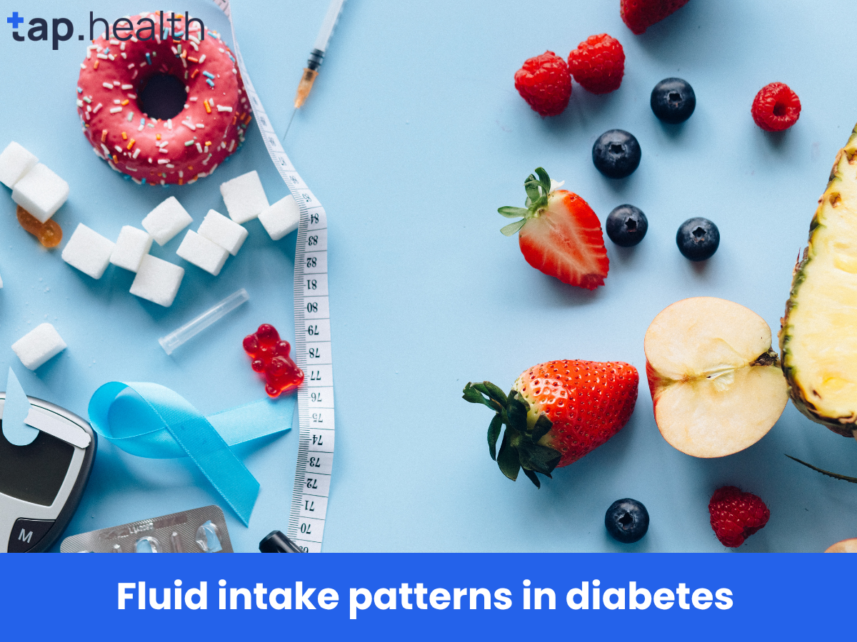 Fluid intake patterns in diabetes