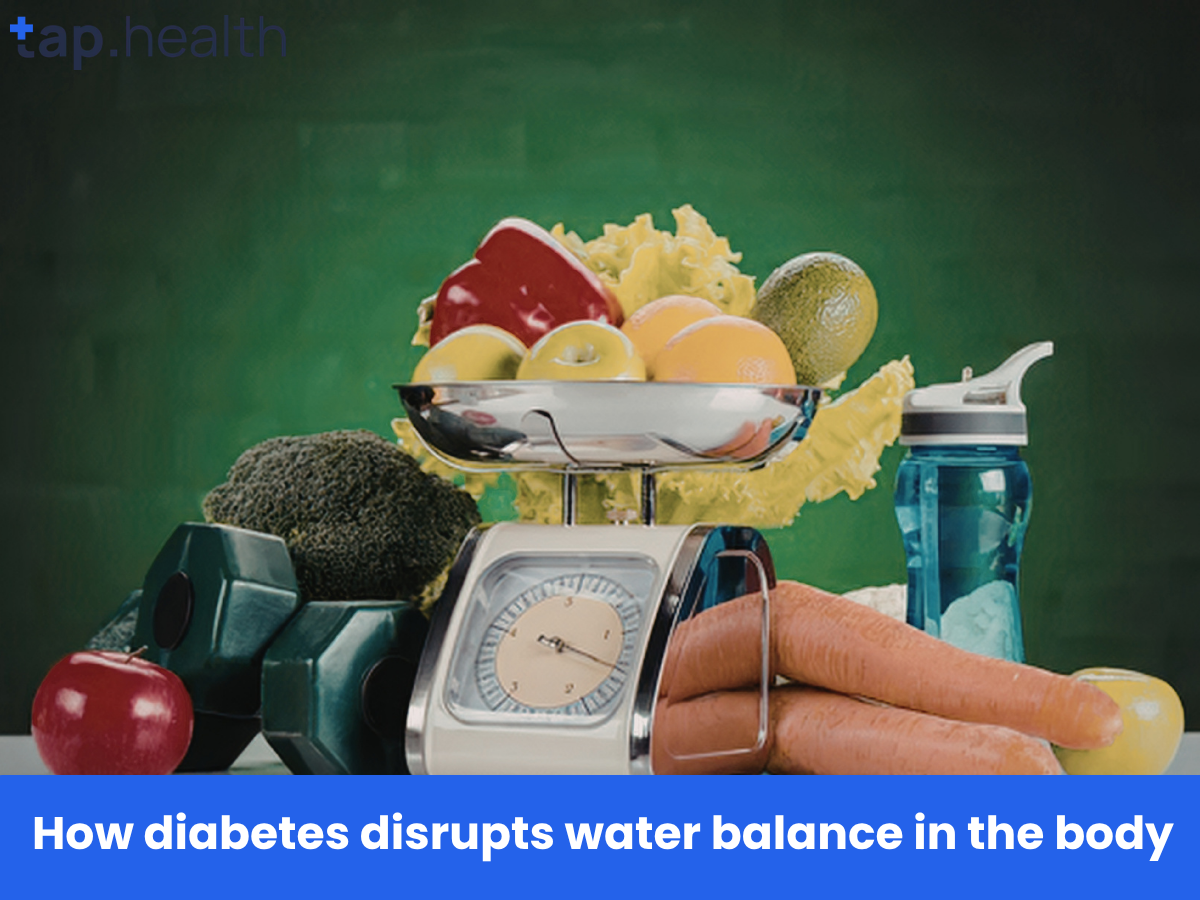 How diabetes disrupts water balance in the body