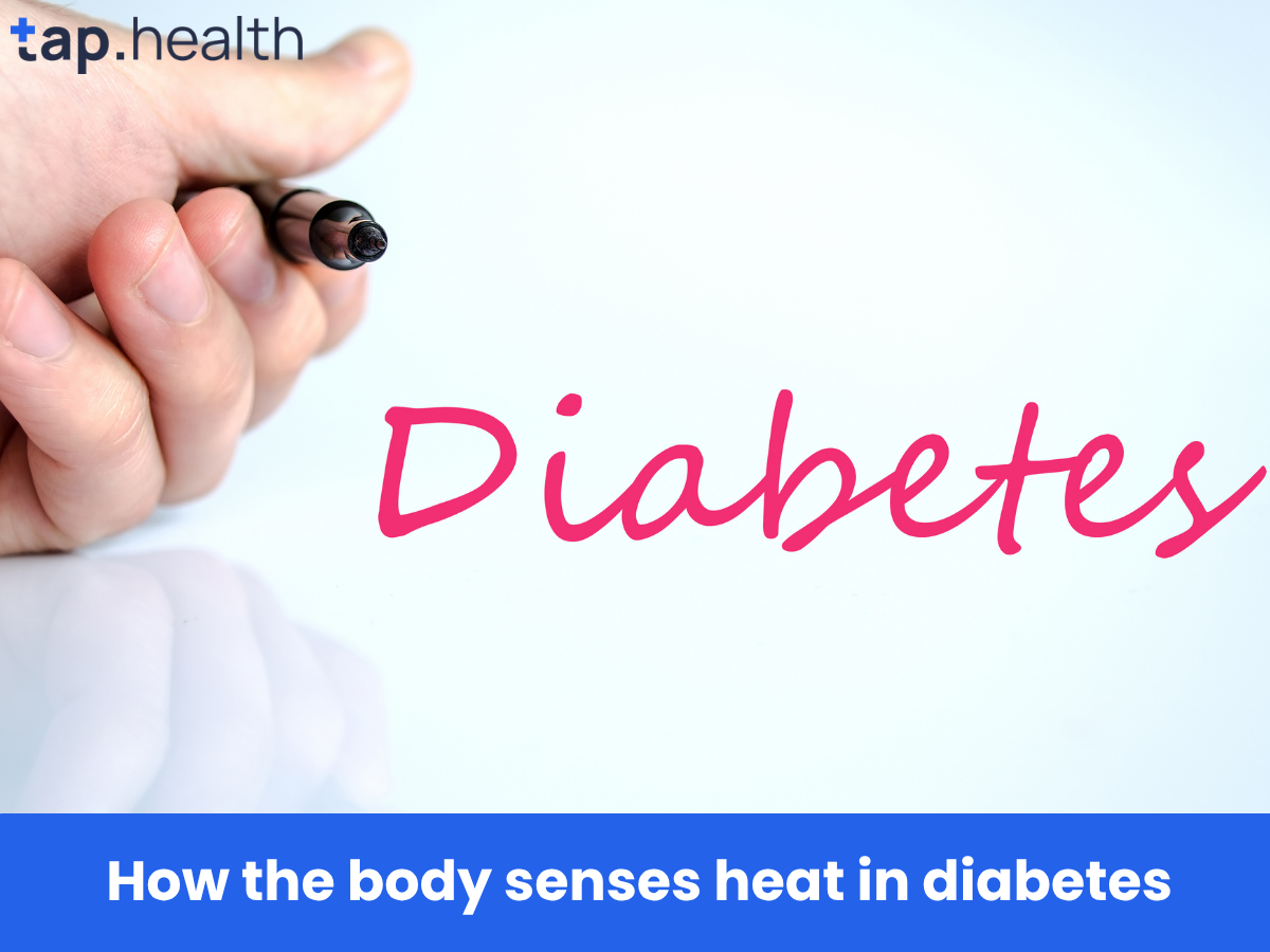 How the body senses heat in diabetes