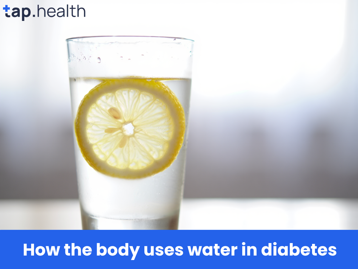 How the body uses water in diabetes