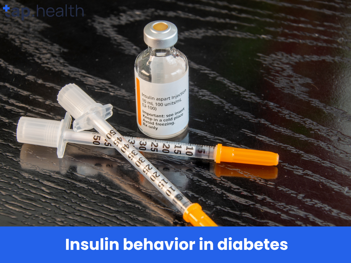 Insulin behavior in diabetes