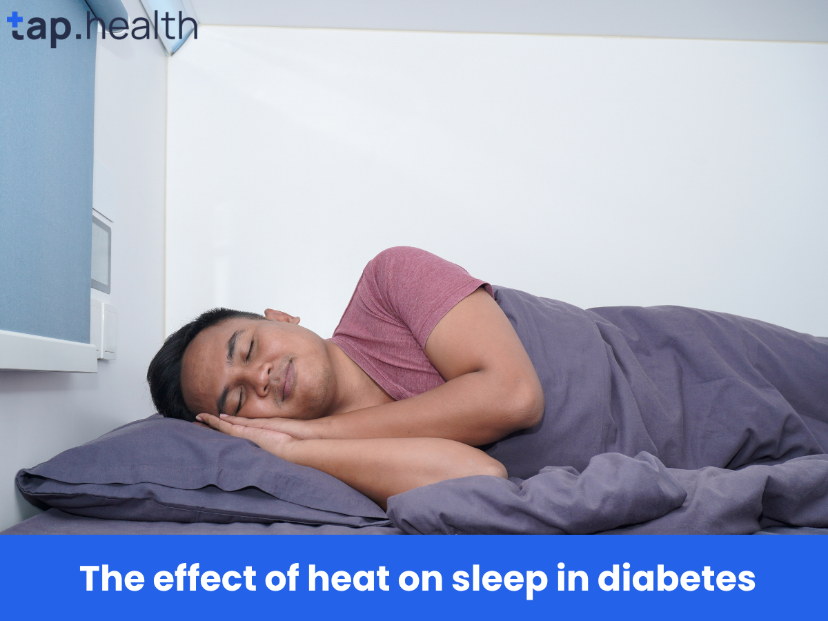 The effect of heat on sleep in diabetes
