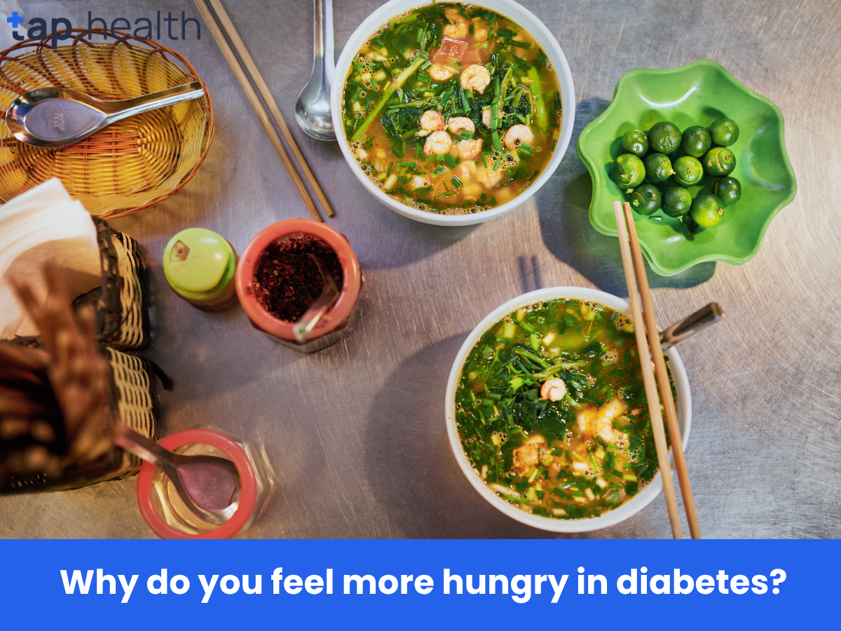 Why do you feel more hungry in diabetes
