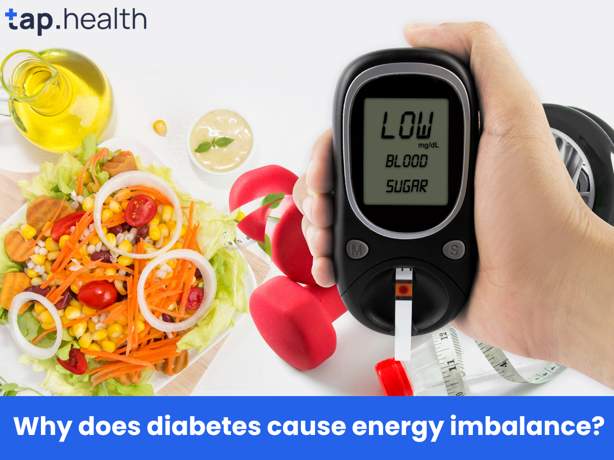 Why does diabetes cause energy imbalance