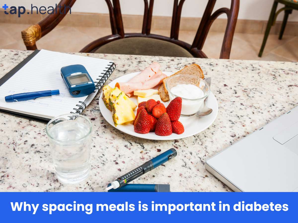 Why spacing meals is important in diabetes