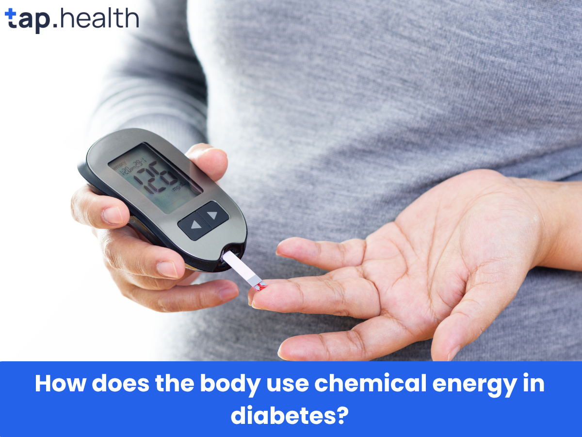 How does the body use chemical energy in diabetes